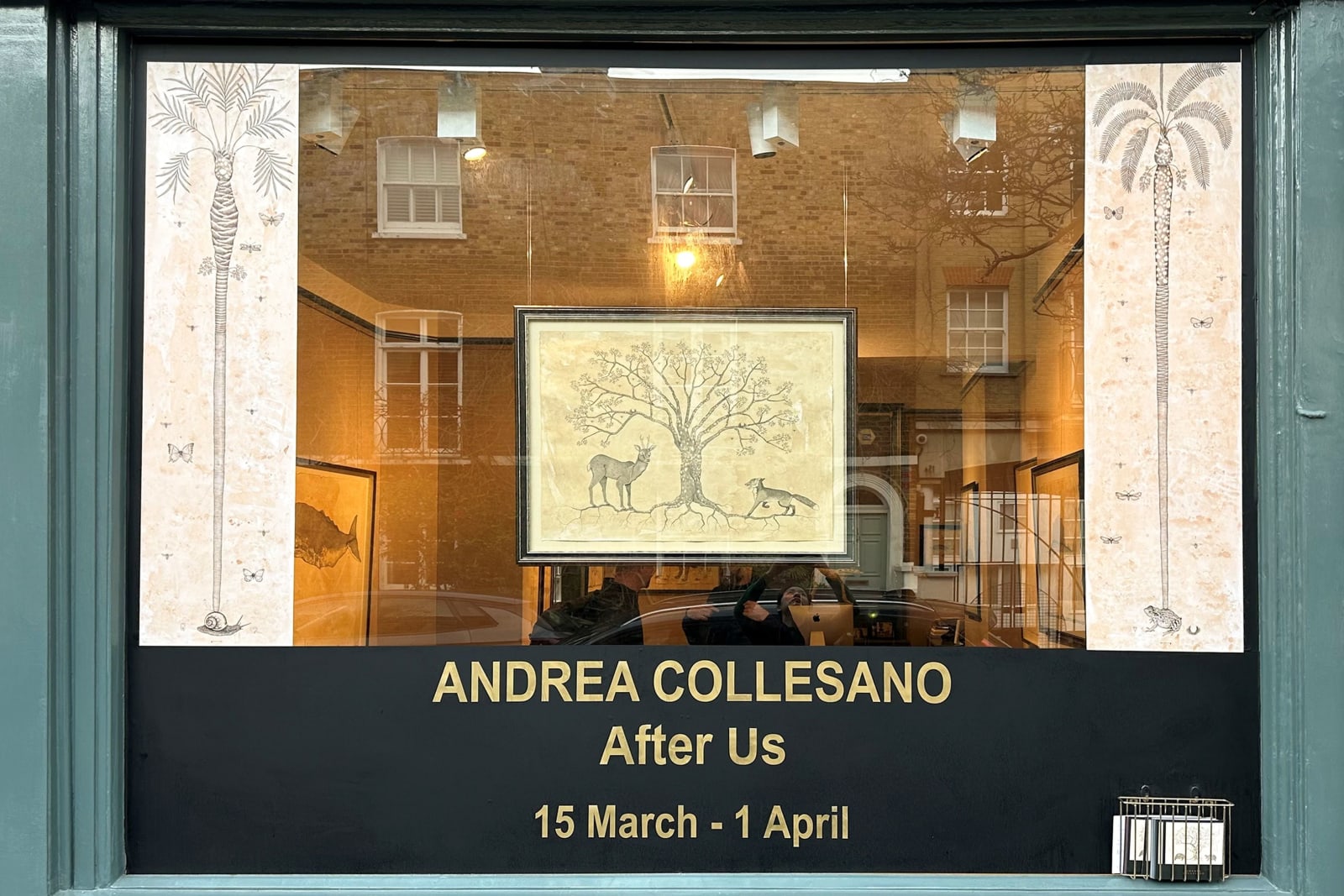 Andrea Collesano, PULLULAVIT (deer and fox), 2022