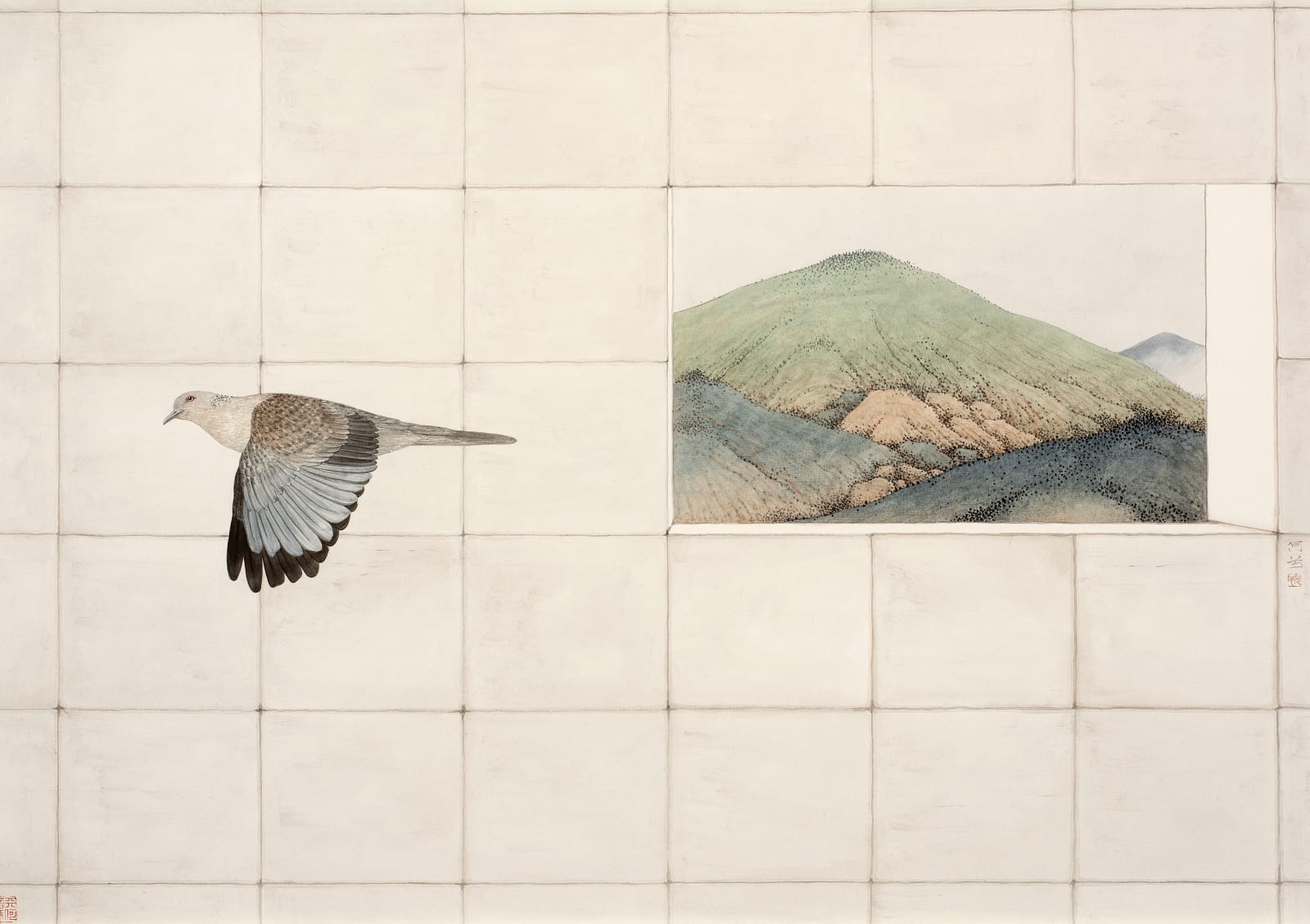 He Xi, A Room with a View, 2021