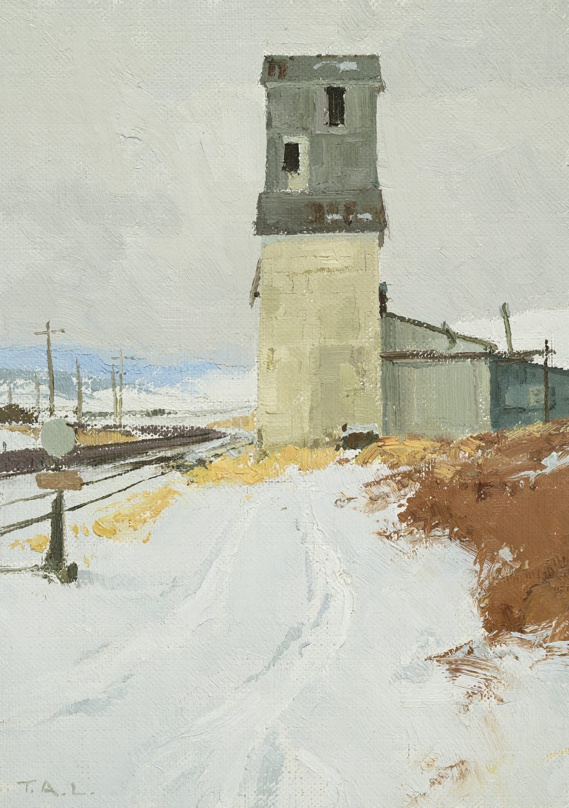 T. Allen Lawson, Color Study of Grain Silo