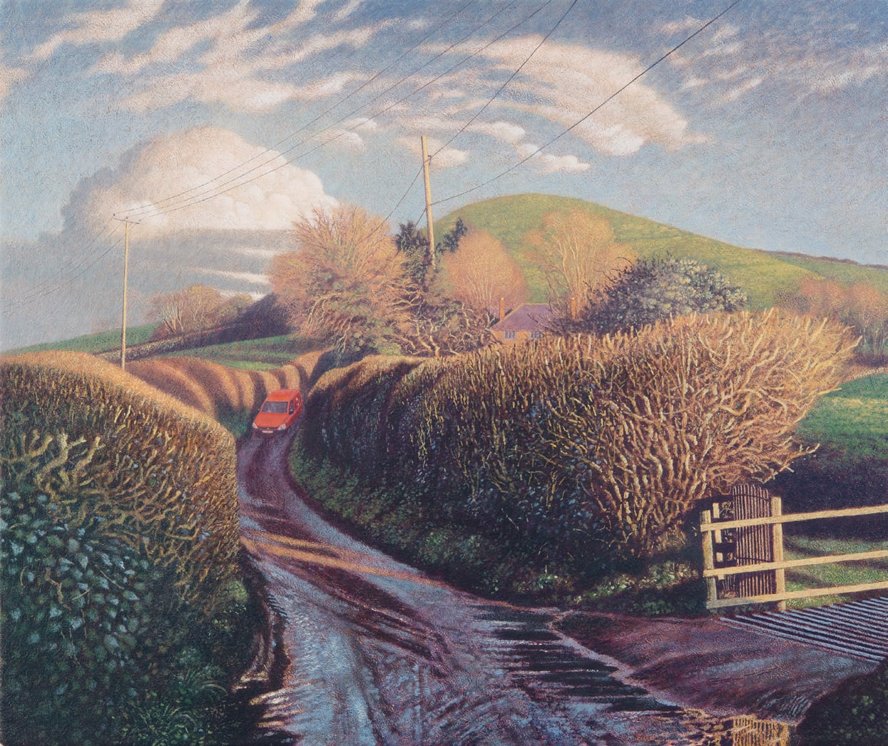 James Lynch, Messages in the Landscape, The Post Van, Parrock Hill