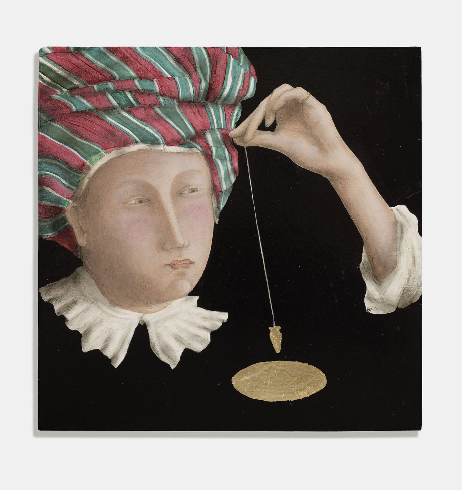 Giulio Rigoni, Volti (series of faces) - with pendulum
