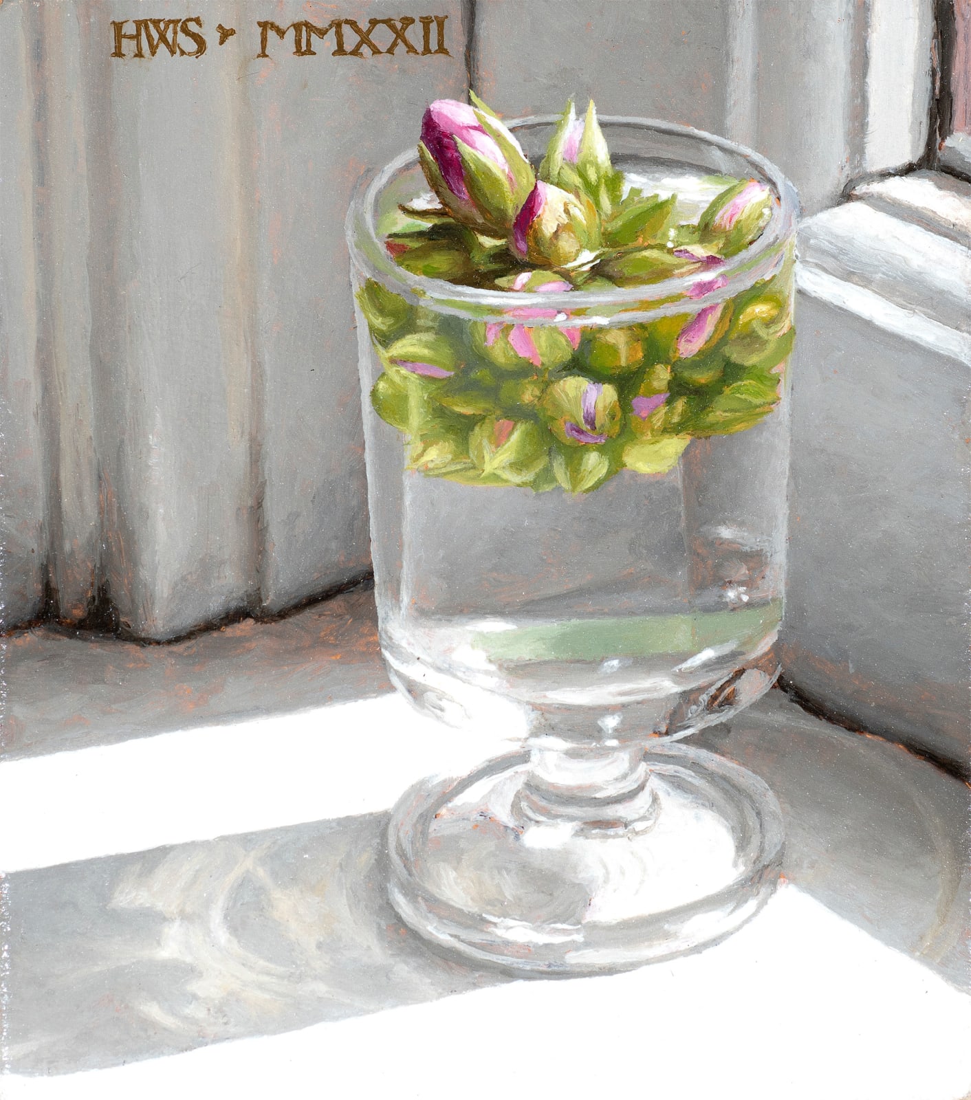 Harry Steen, Severed geranium head, 2022