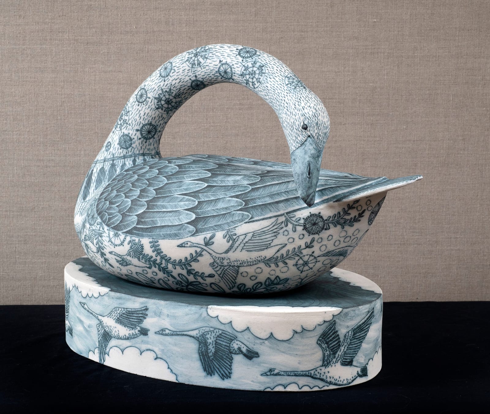 Georgina Warne, Wintering Swan, 2024