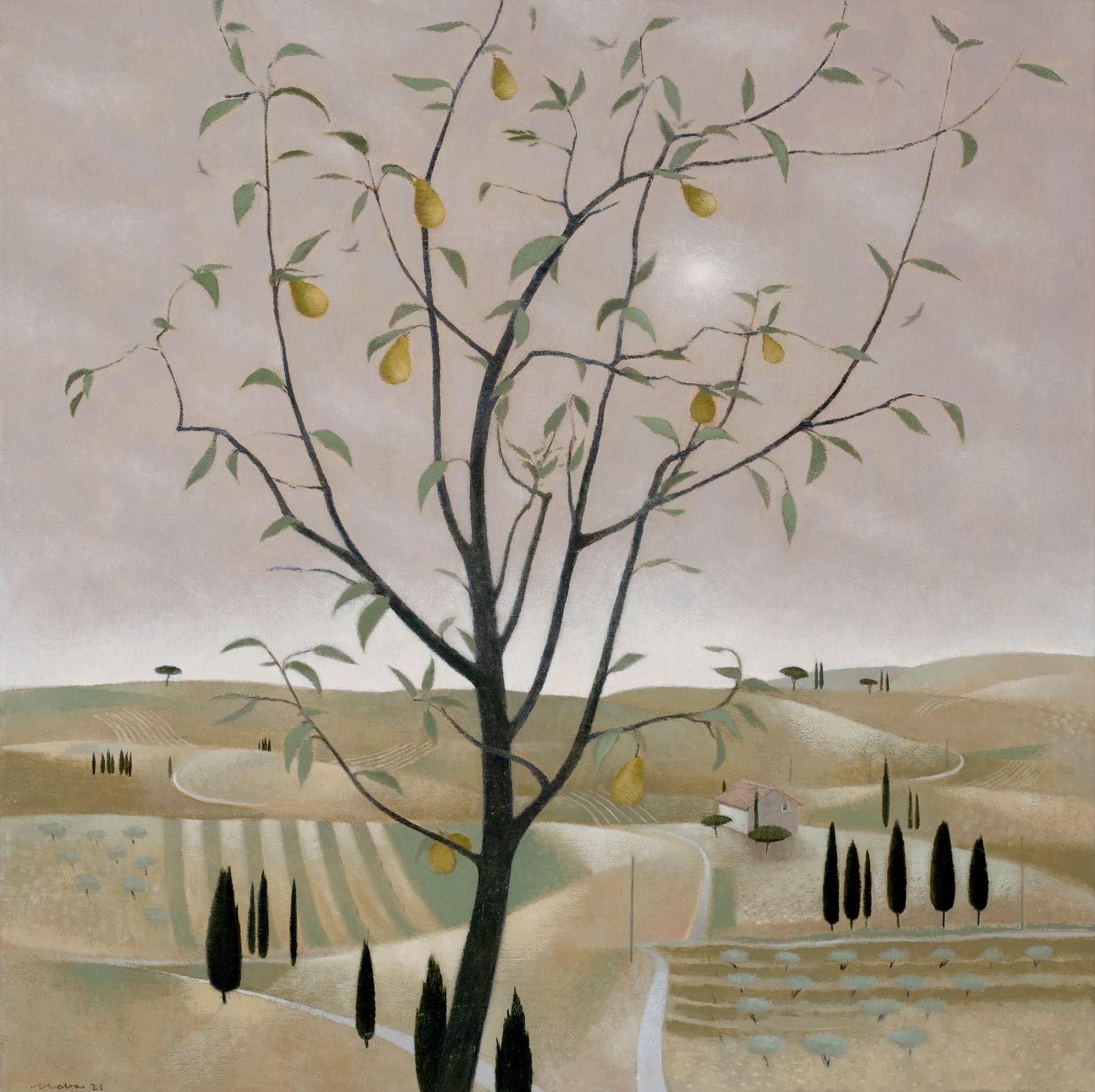 Tom Mabon, Tuscan Fields, 2023