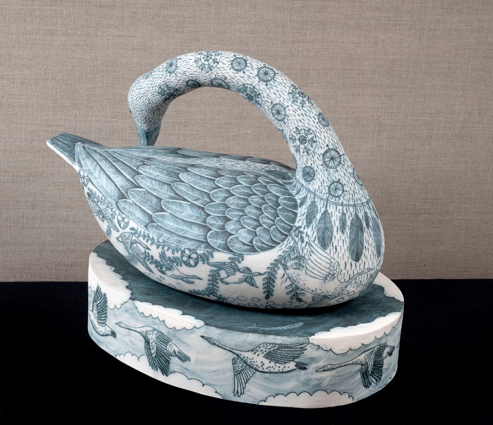 Georgina Warne, Wintering Swan, 2024