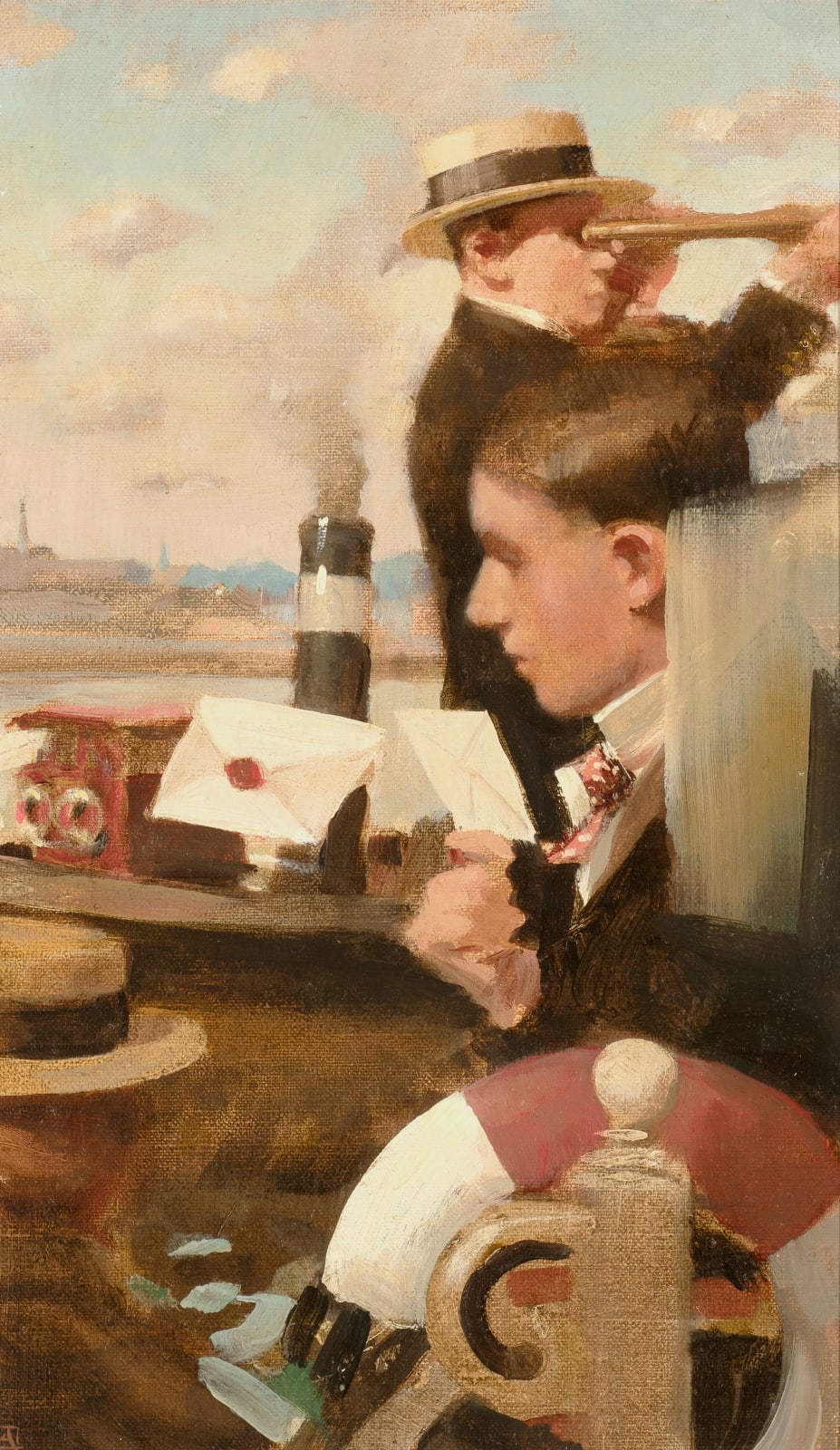 Alan Kingsbury, Crossing the Atlantic