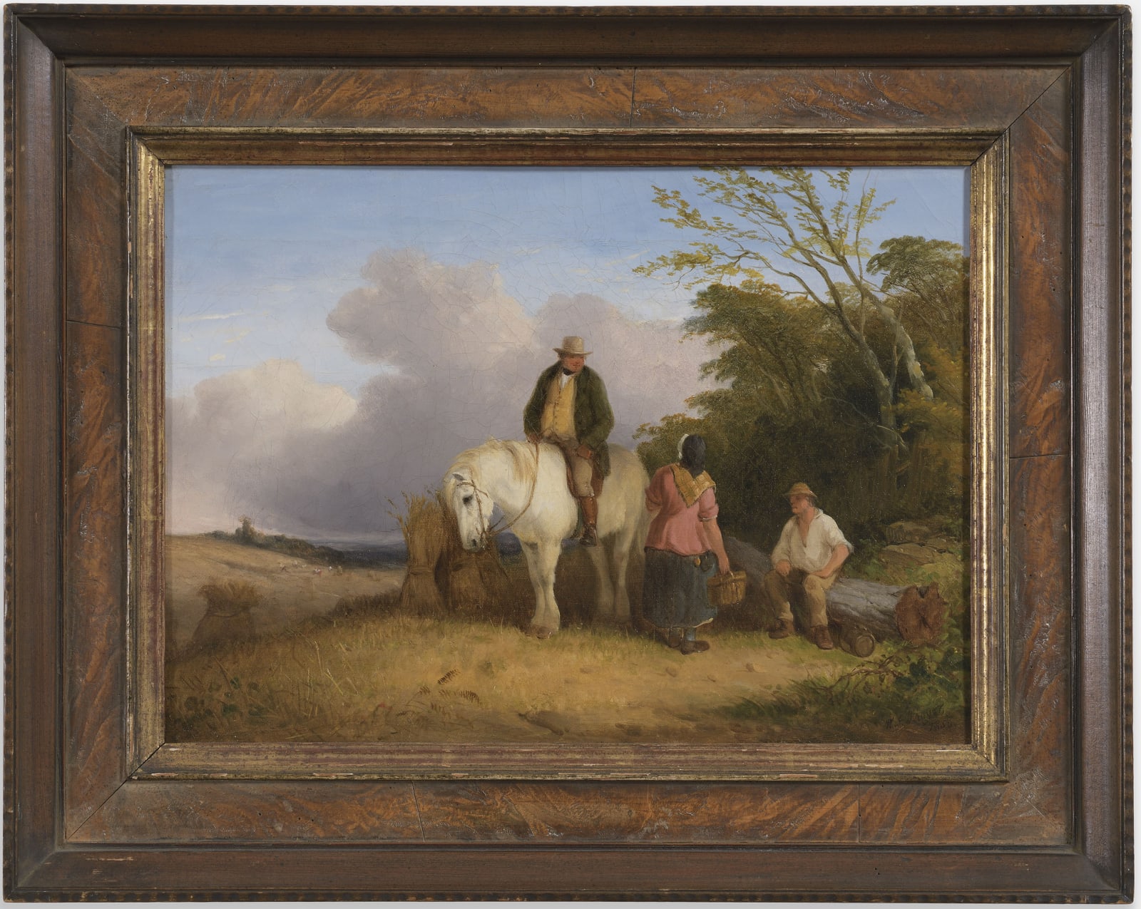 William Joseph Shayer, A Harvest Rest, 1856