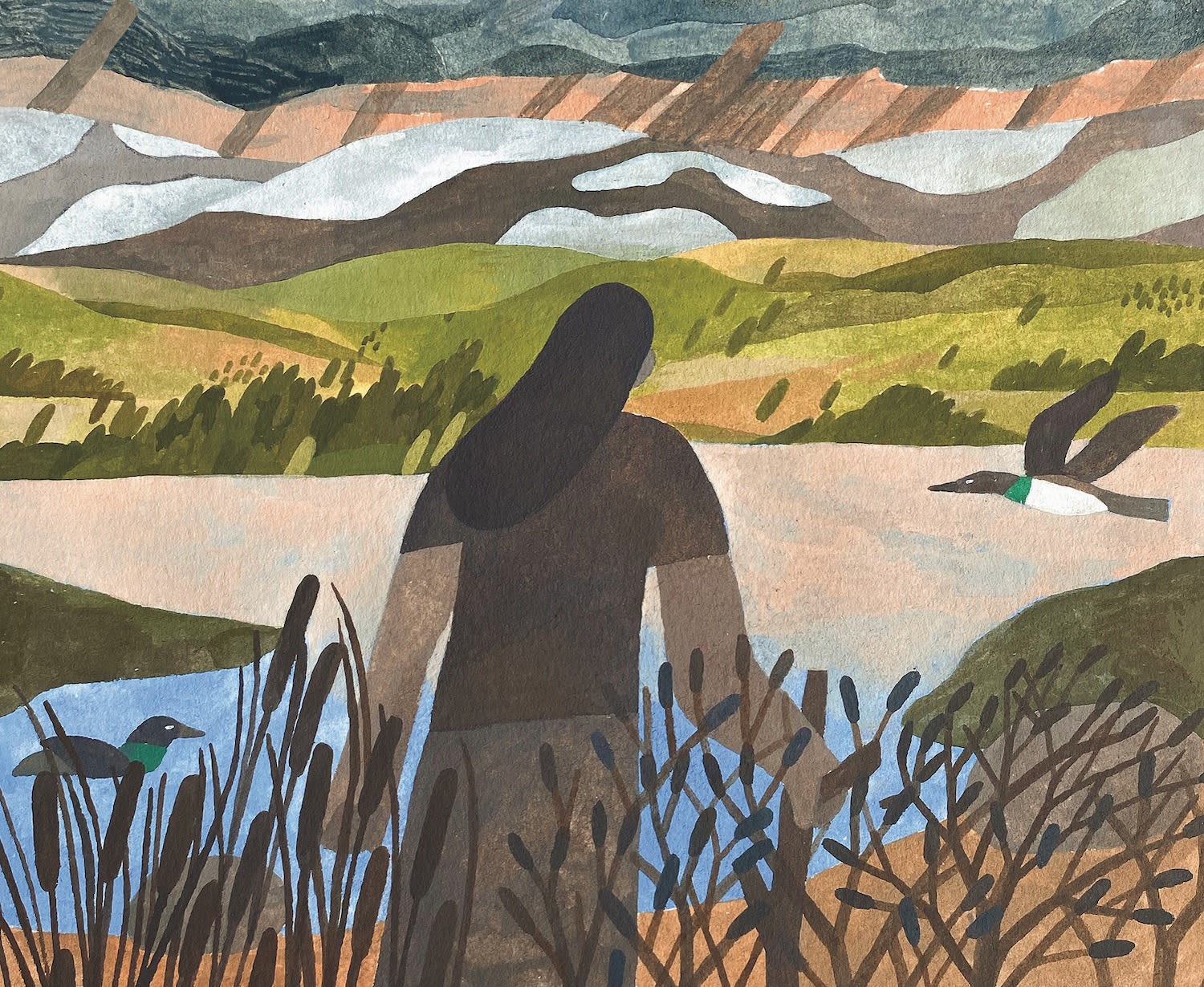 Mary Kirkpatrick, The Storm on the Lake