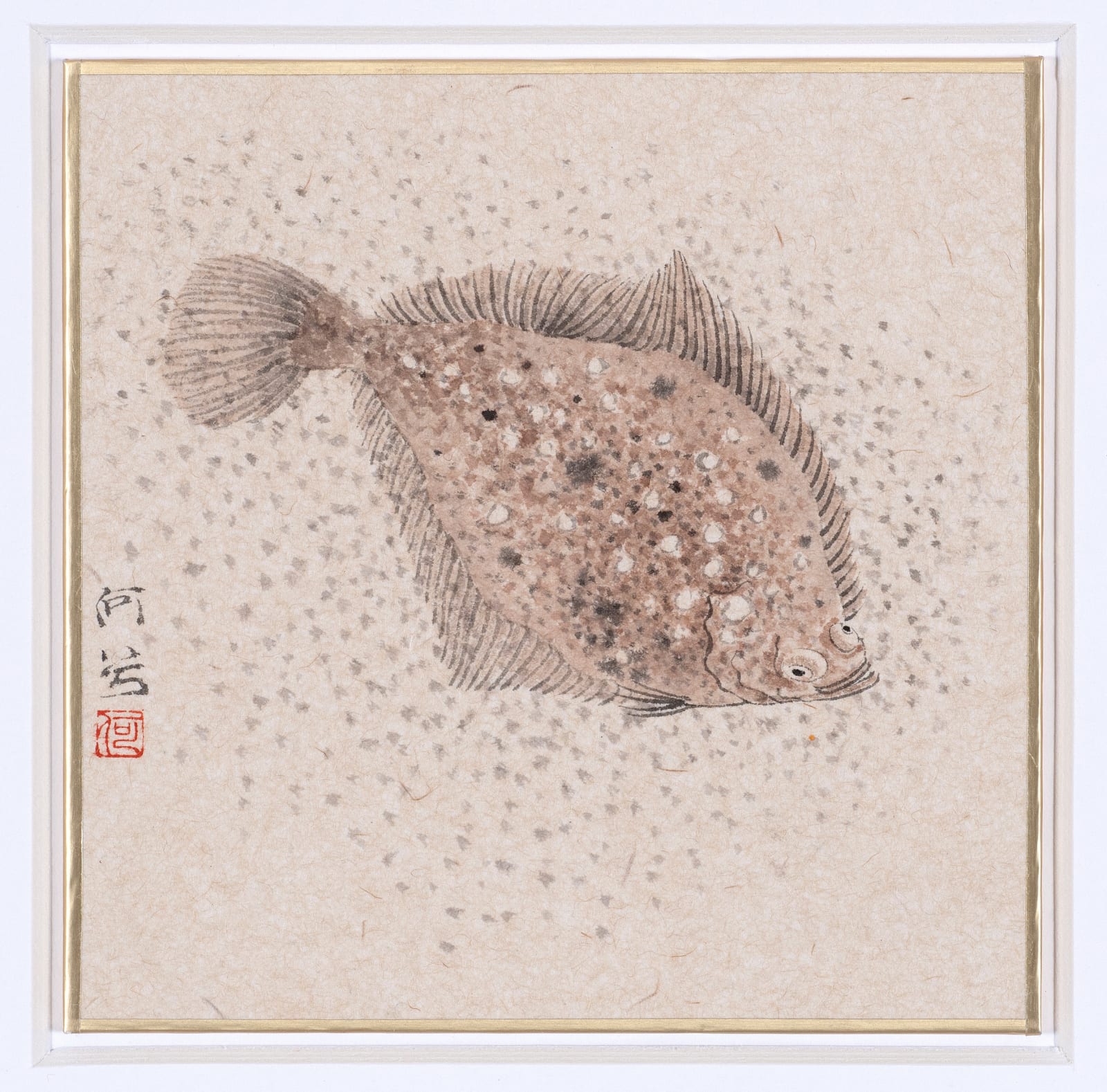 He Xi, The Story of Zhuangzi and Happy fish No.7, 2022