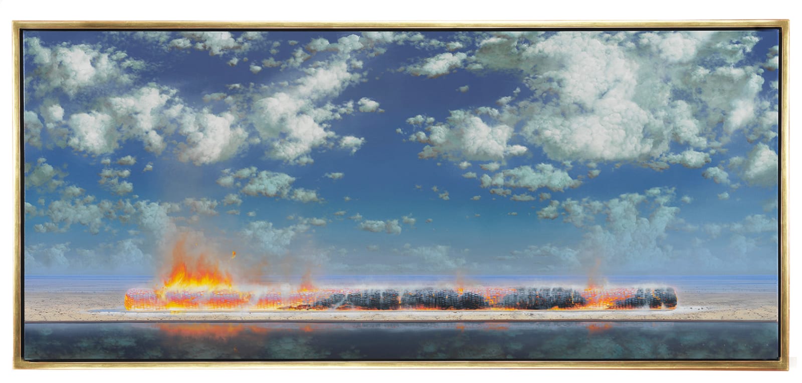 Tim Storrier, Heat Line & Haze, 2022