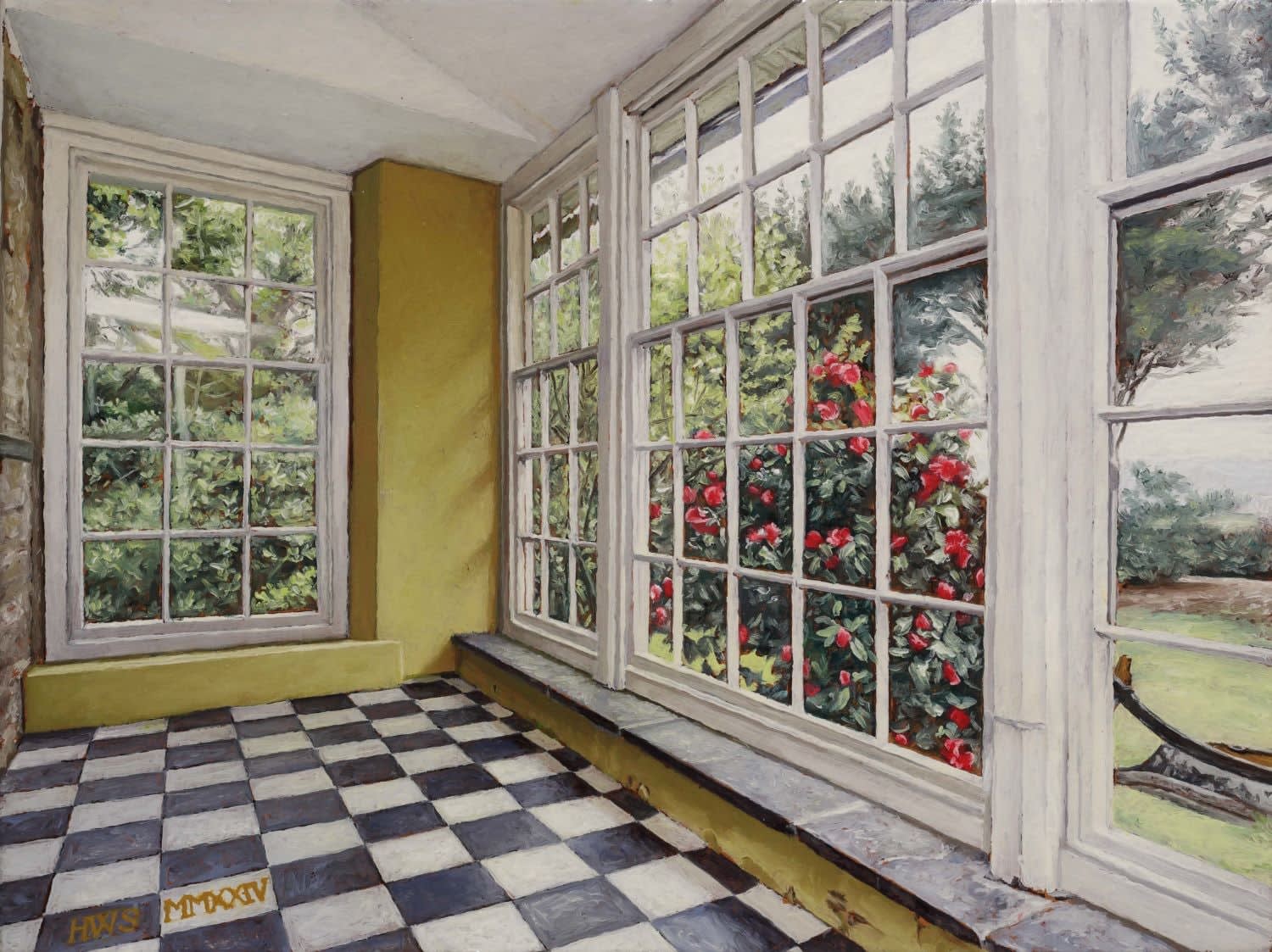 Harry Steen, Empty garden room , 2024