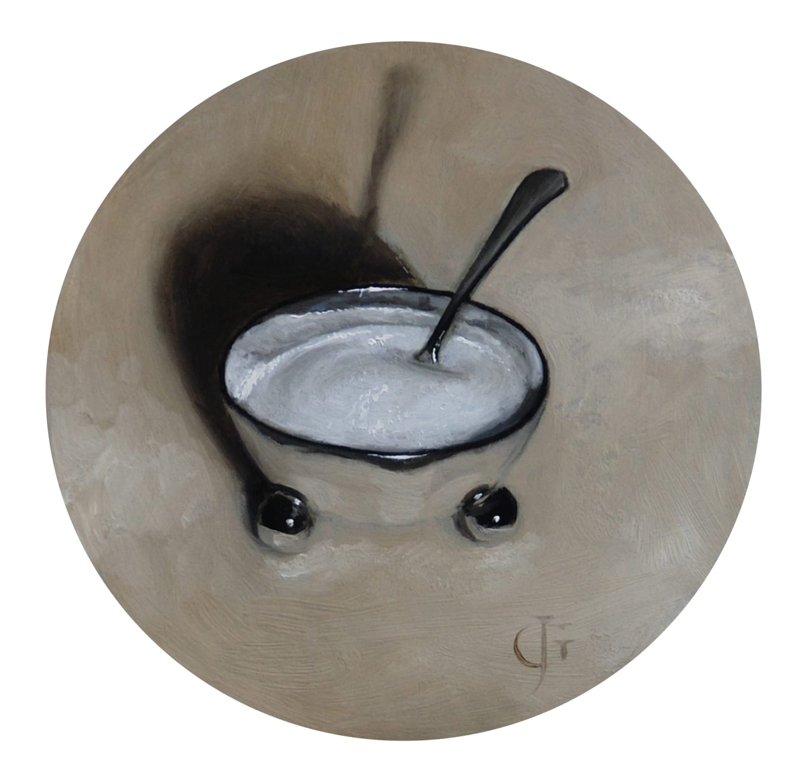 James Gillick, Silver Sugar Bowl with Spoon, 2015
