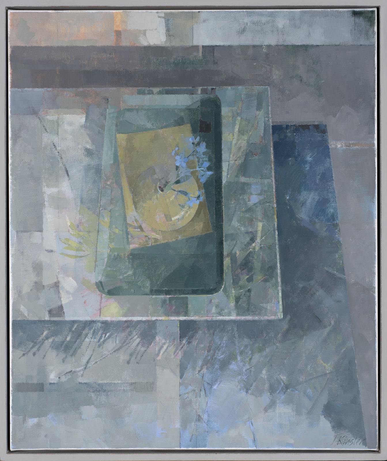 Jeannie Kinsler, Bud Vase and Forget-me-nots, 2022