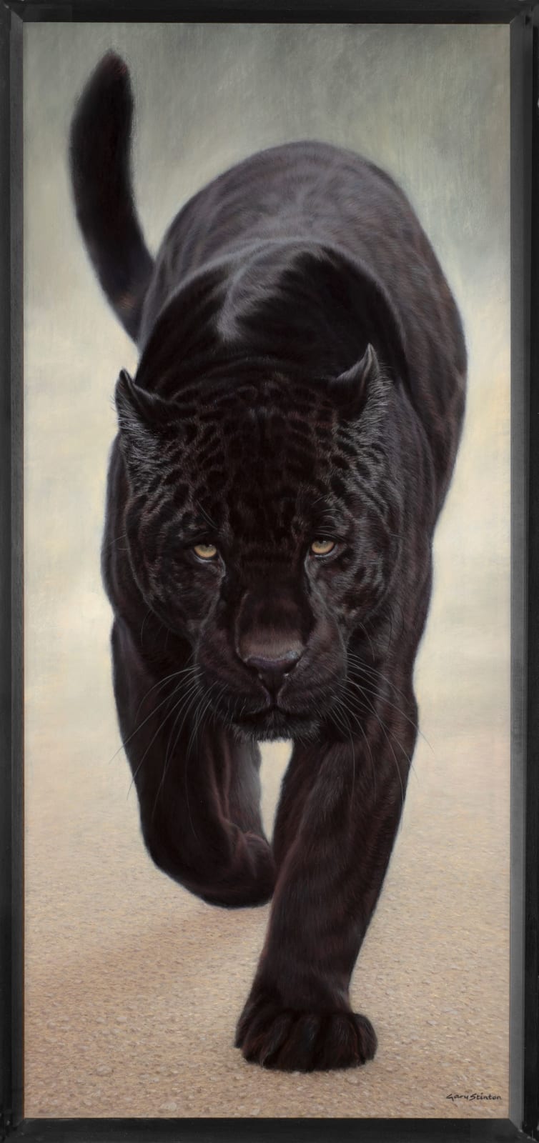 Gary Stinton, Approaching Black Jaguar, 2025