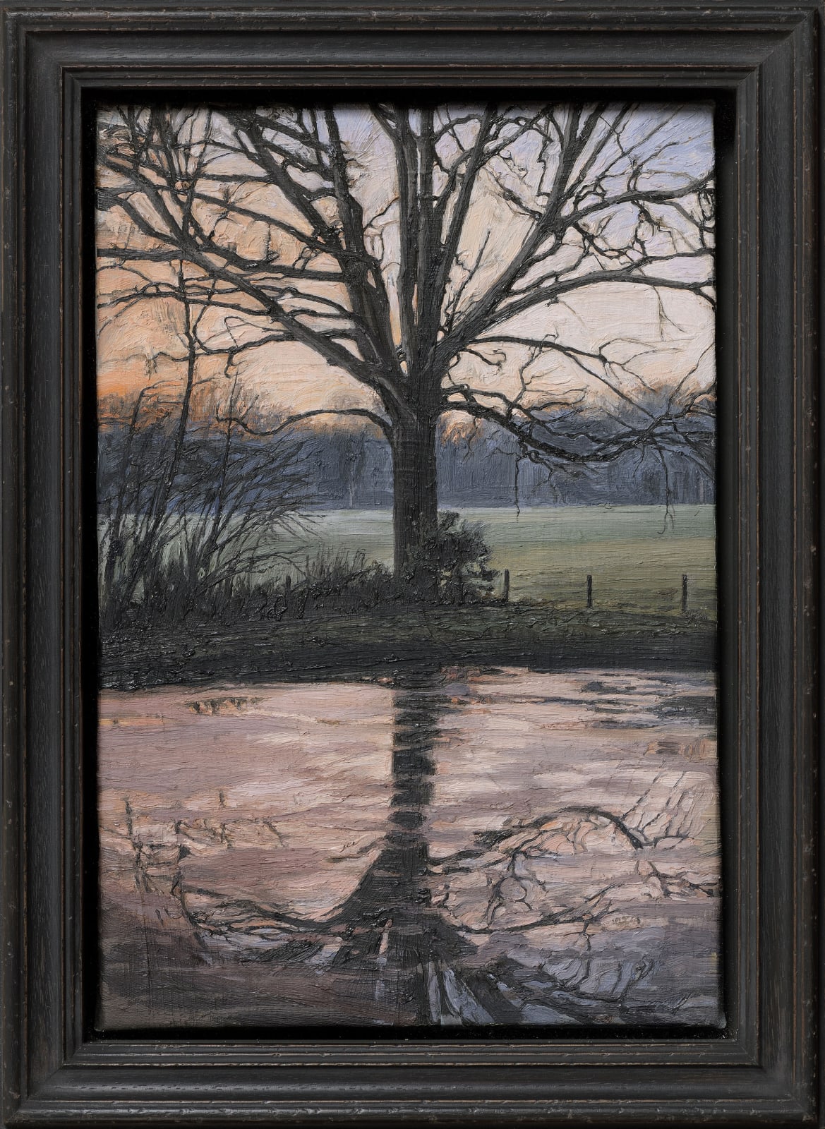 Edmund Chamberlain, Oak on Pond Water, 2007-2008