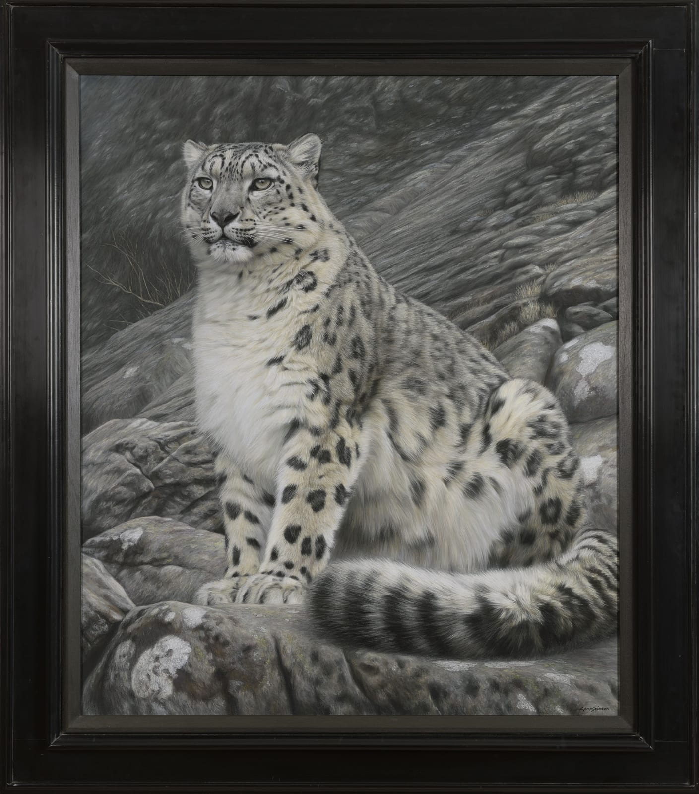 Gary Stinton, Sitting Snow Leopard