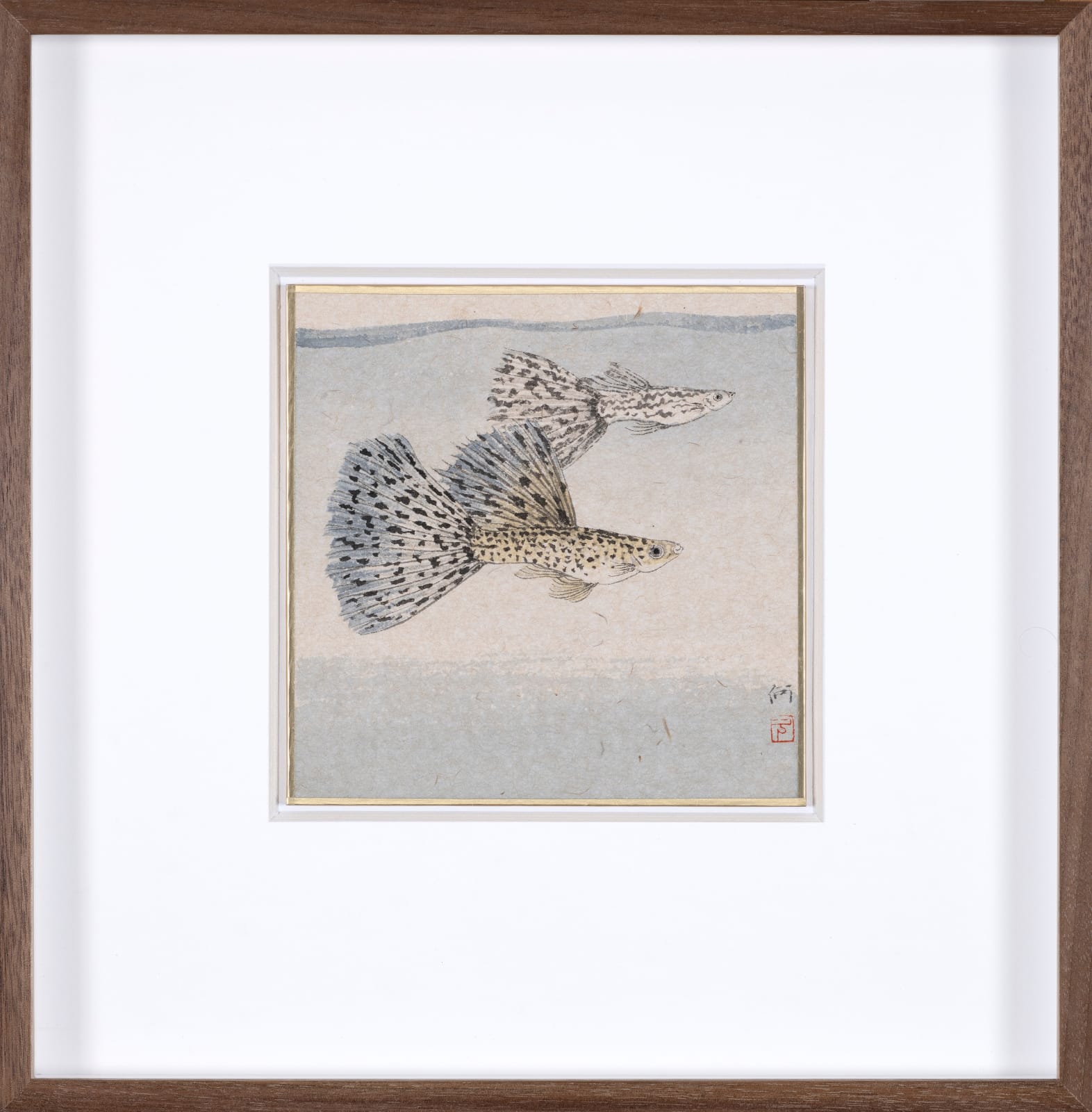 He Xi, The Story of Zhuangzi and Happy fish No.6, 2022