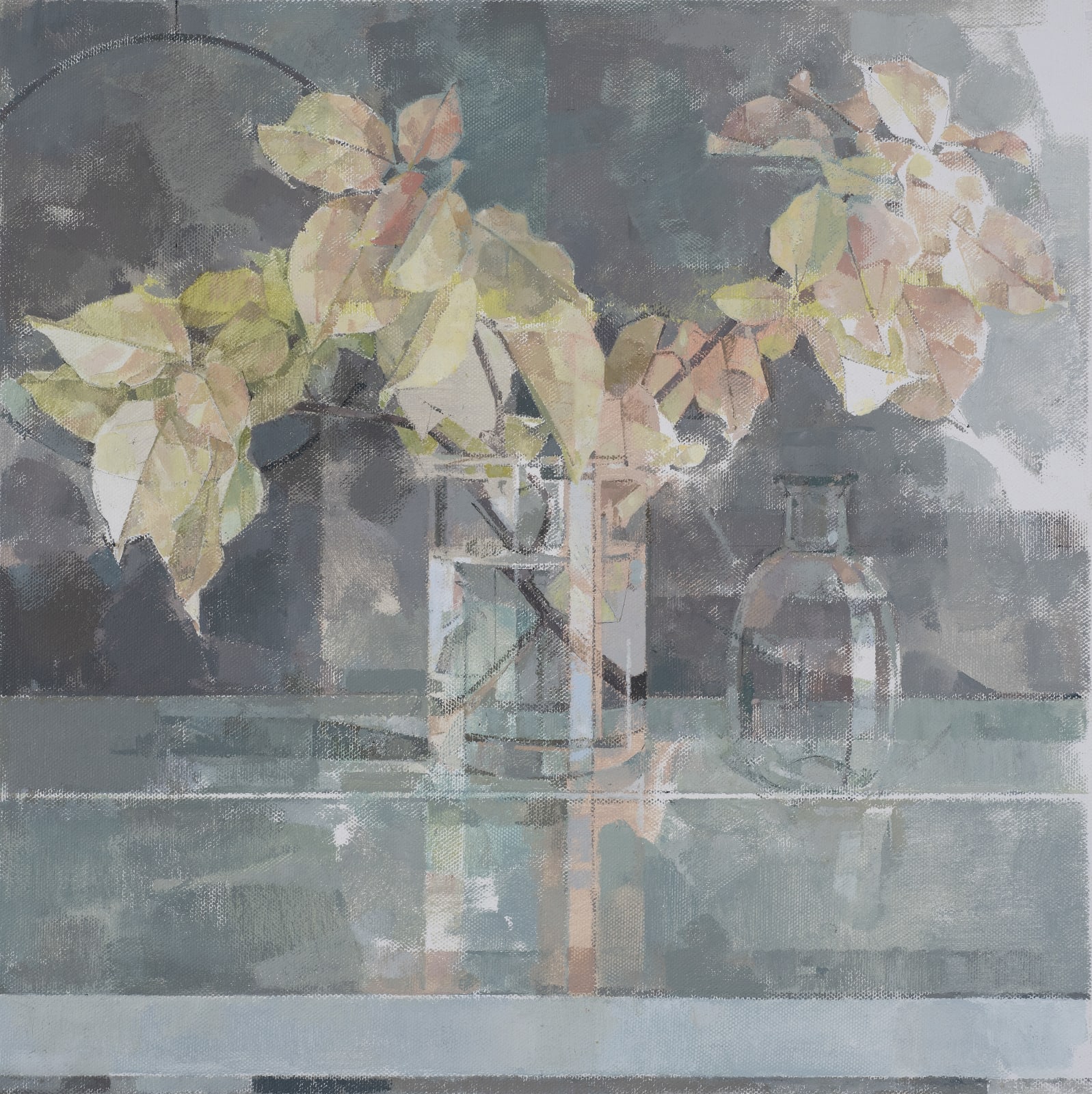 Jeannie Kinsler, Leaves and Reflections, 2022