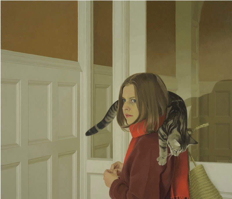 Michael Leonard, Girl in the Hall, 1977