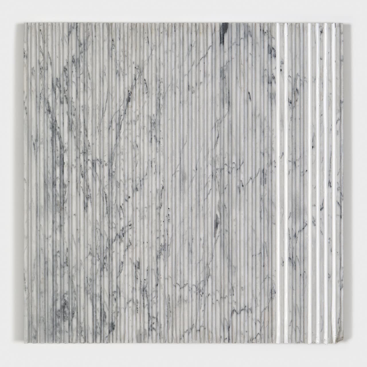 Joseph La Piana, Corrugated Carrara Marble 6, 2015