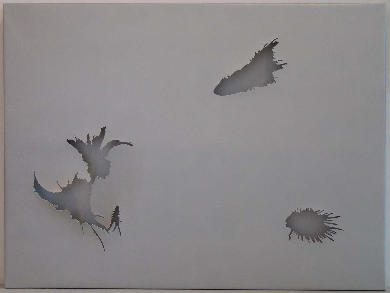 Joseph La Piana, Untitled Silver Spatial Construction, 2009