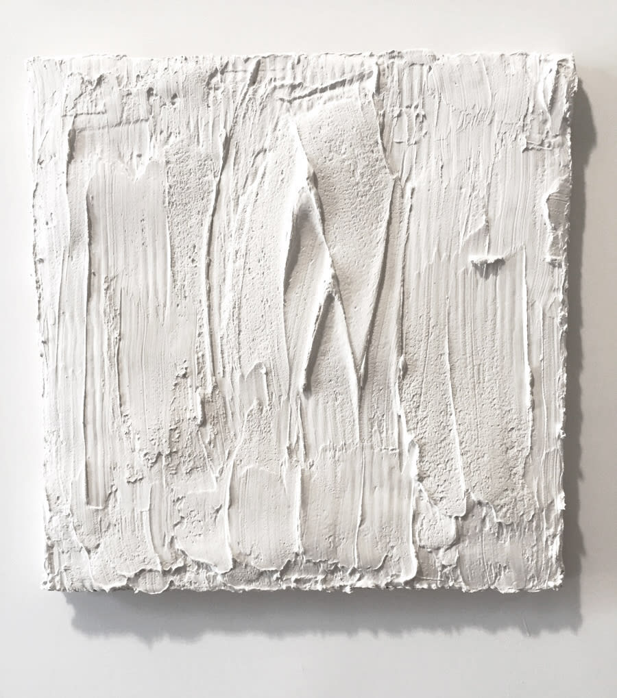Joseph La Piana, White Corrugated Plaster II , 2015