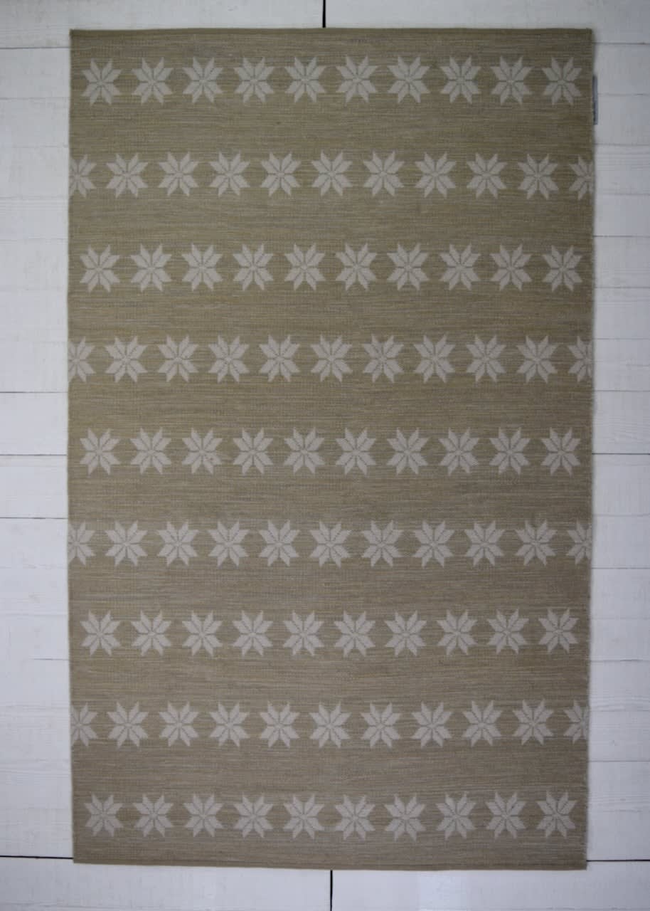 Star double-sided flatwoven rug, India