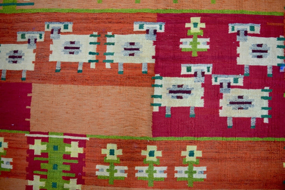 Slavic flat-woven rug, Poland or The Ukraine