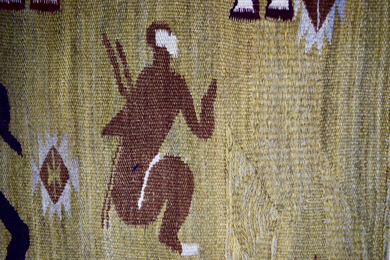 African flatwoven rug
