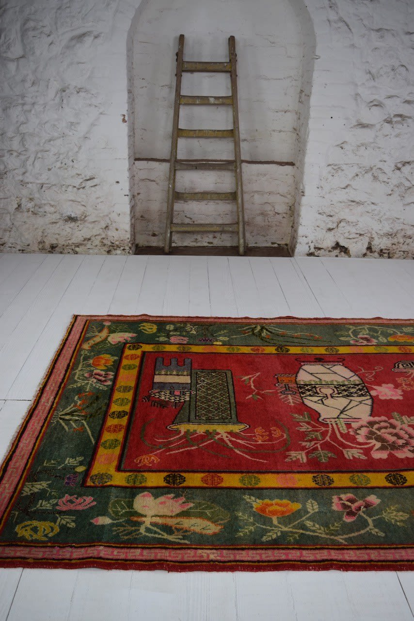 Khotan carpet, Chinese Turkestan