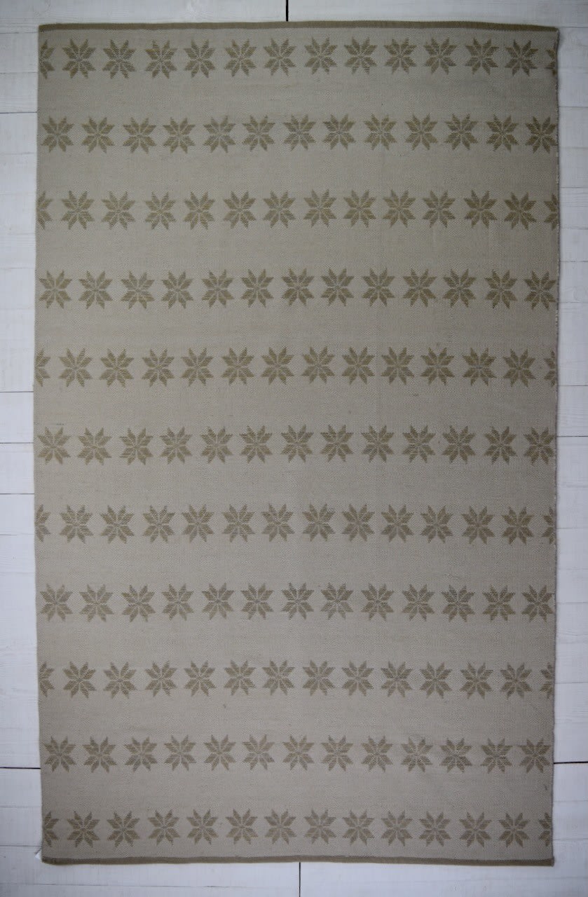Star double-sided flatwoven rug, India