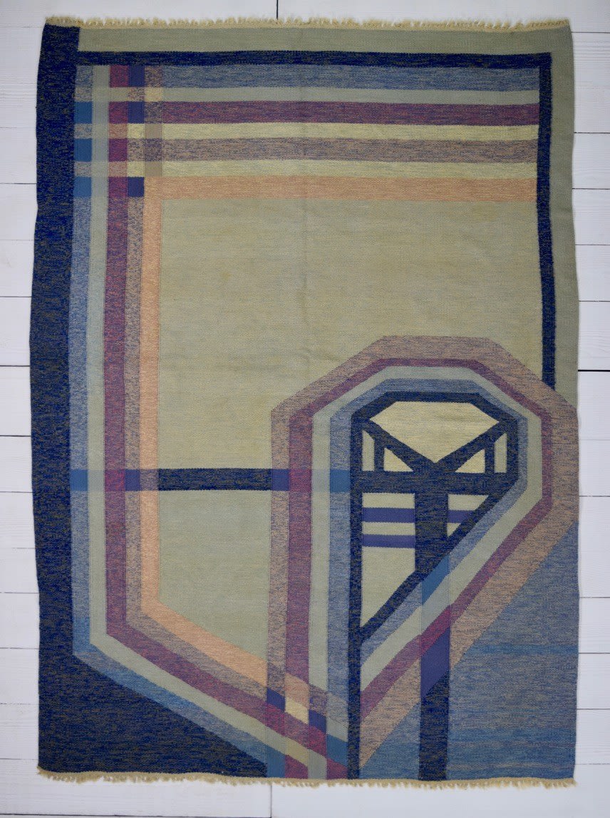 French Modernist Tapestry-weave rug