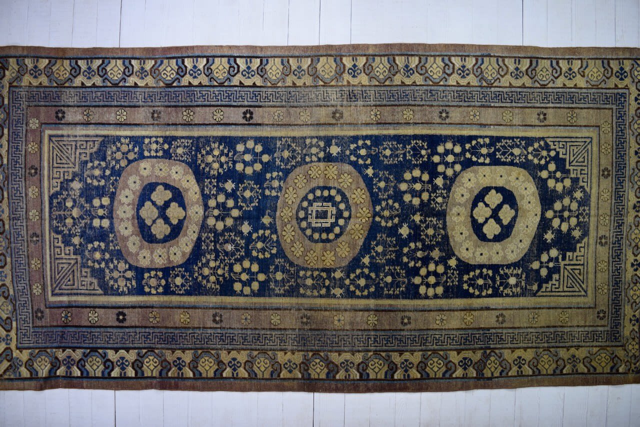 Khotan carpet, Chinese Turkestan