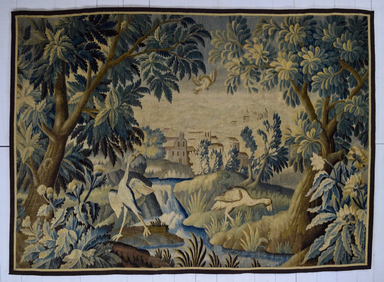 Aubusson Verdure Tapestry France Joshua Lumley Ltd