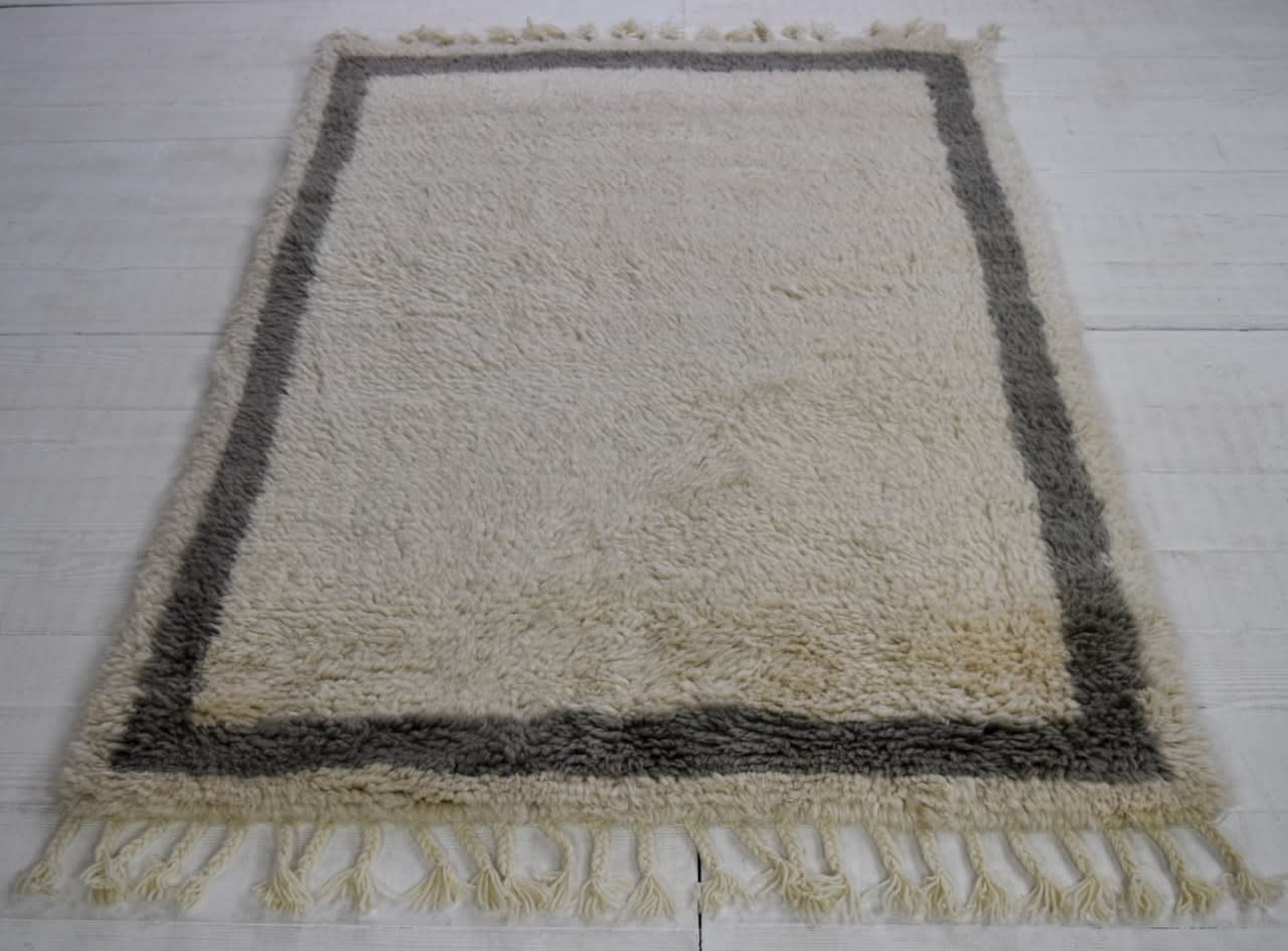 Shaggy Berber style rug, India