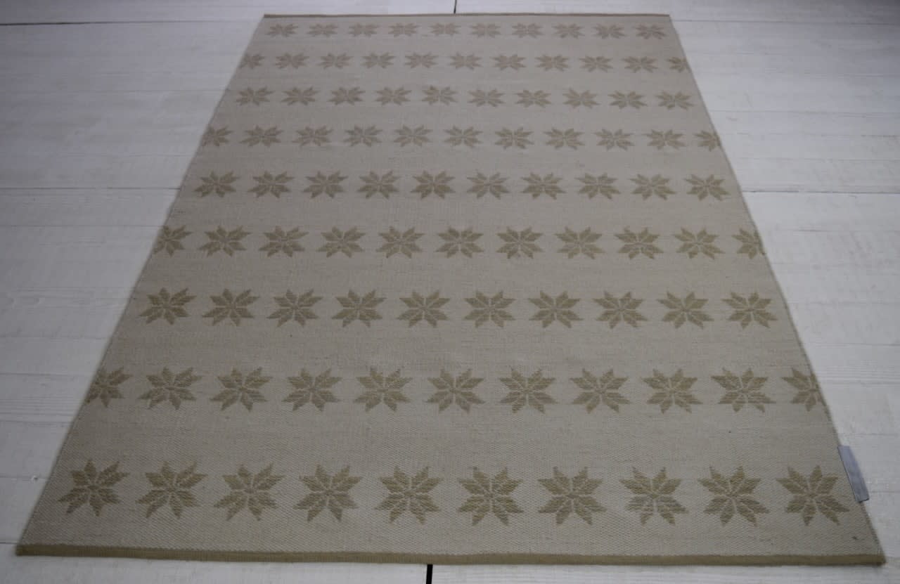 Star double-sided flatwoven rug, India