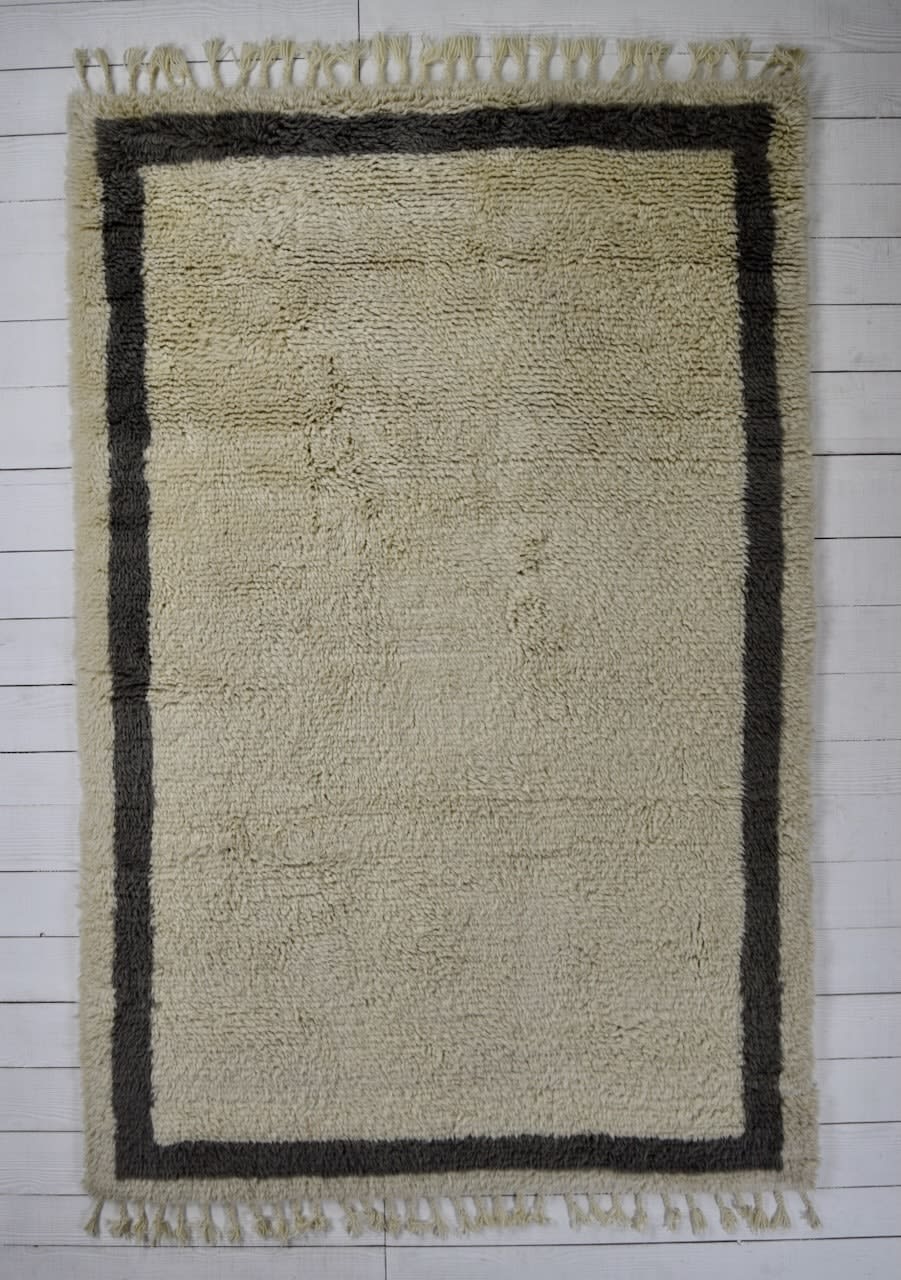 Shaggy Berber style rug, India
