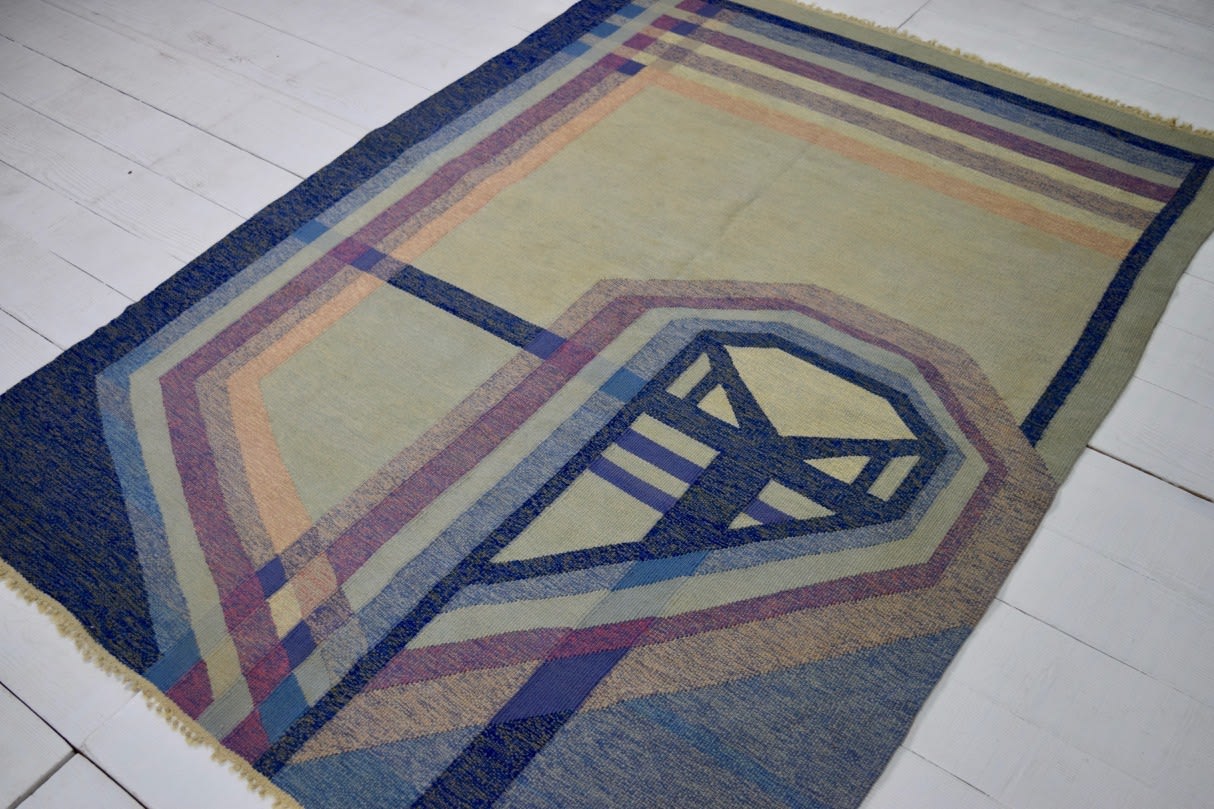 French Modernist Tapestry-weave rug
