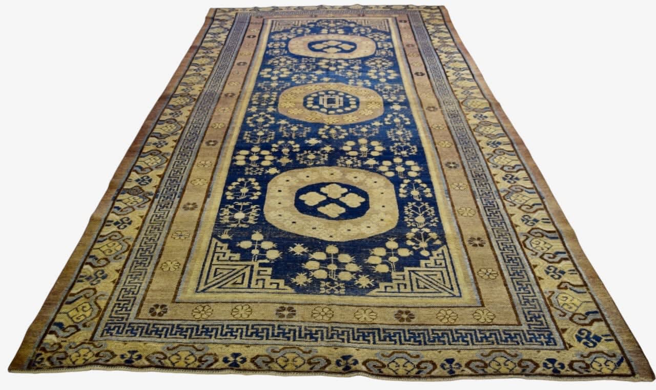 Khotan carpet, Chinese Turkestan