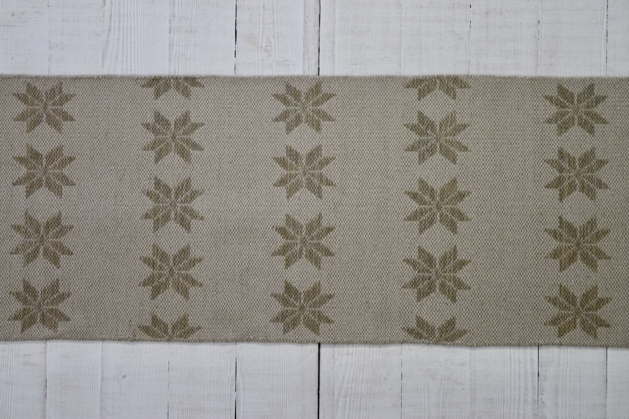 Star double-sided flatwoven runner, India