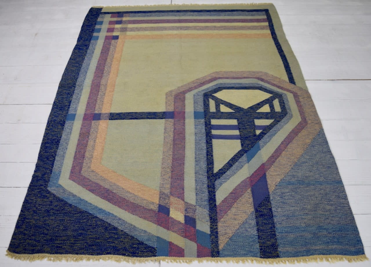French Modernist Tapestry-weave rug