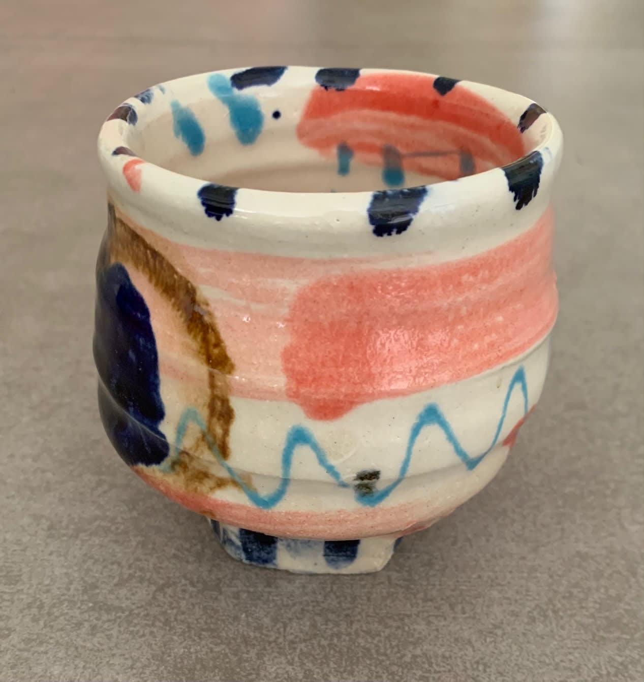 Sandy Brown, Small Pink Teacup