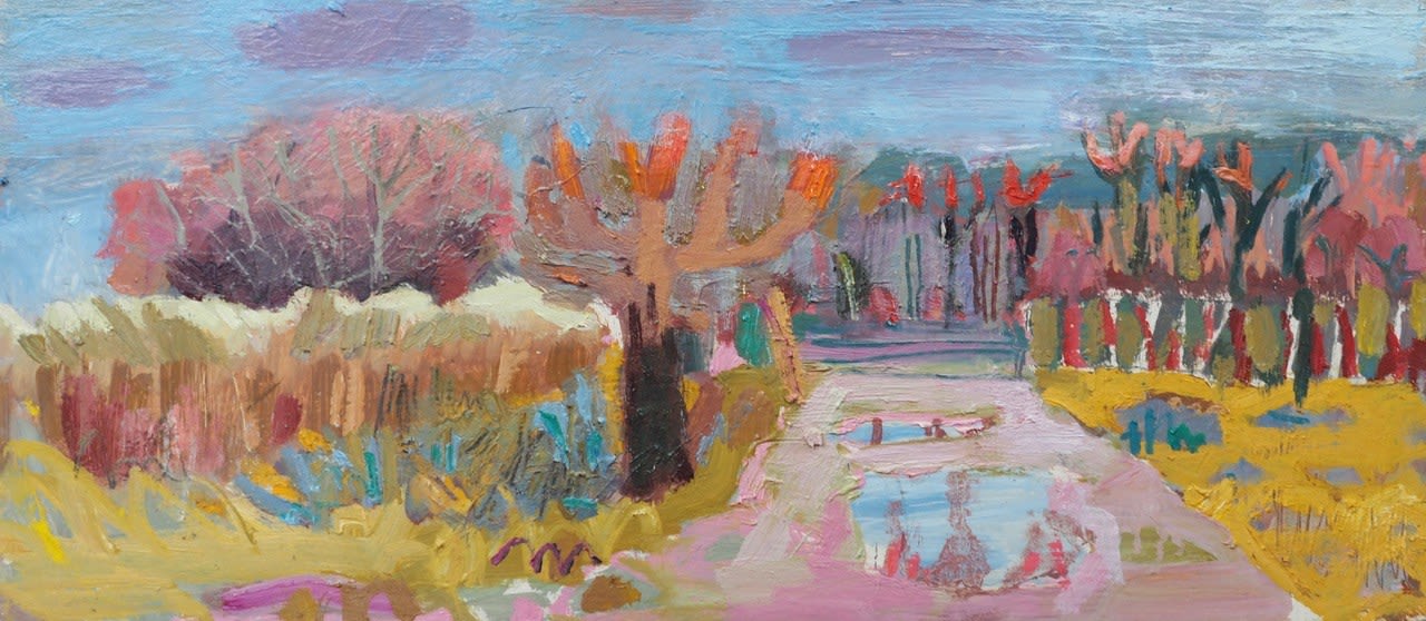 Karen Camkin, Winter Walk (with Puddles) VI