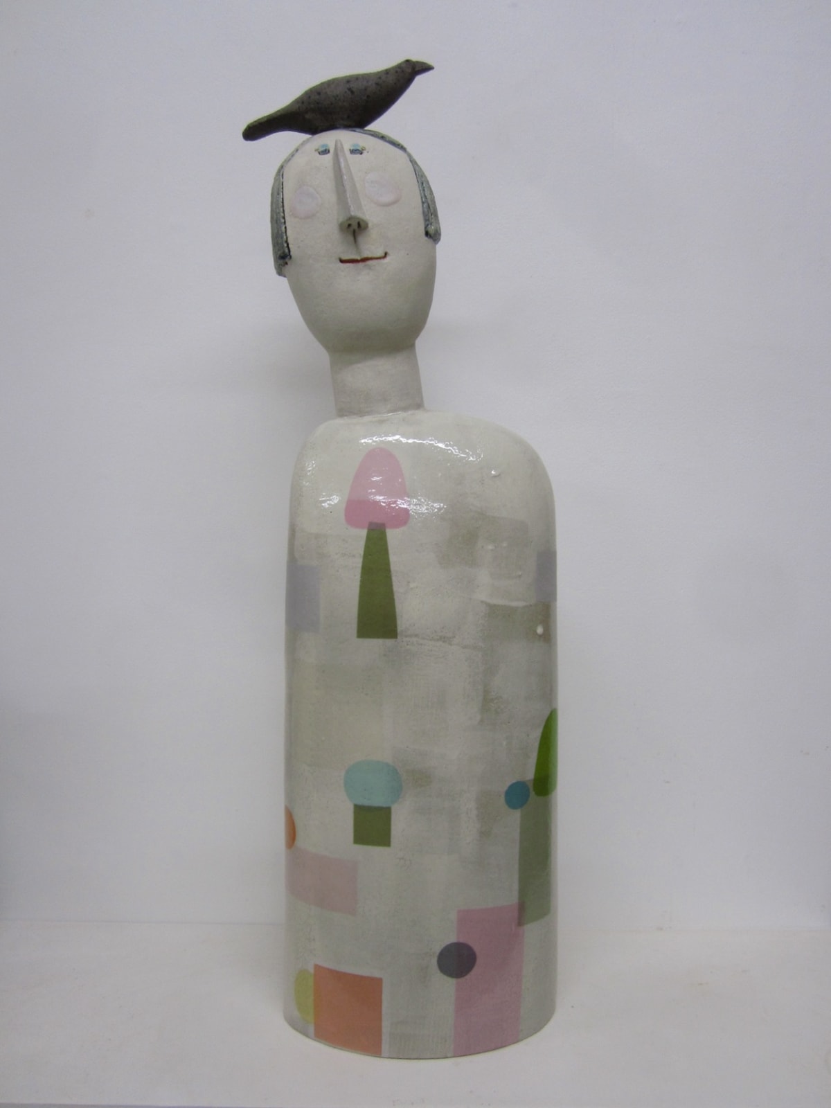 Jane Muir, Bird-Head, Pink Tree