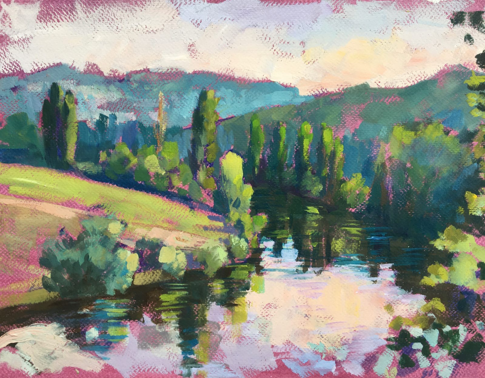 Francesca Shakespeare, The River Lot, France