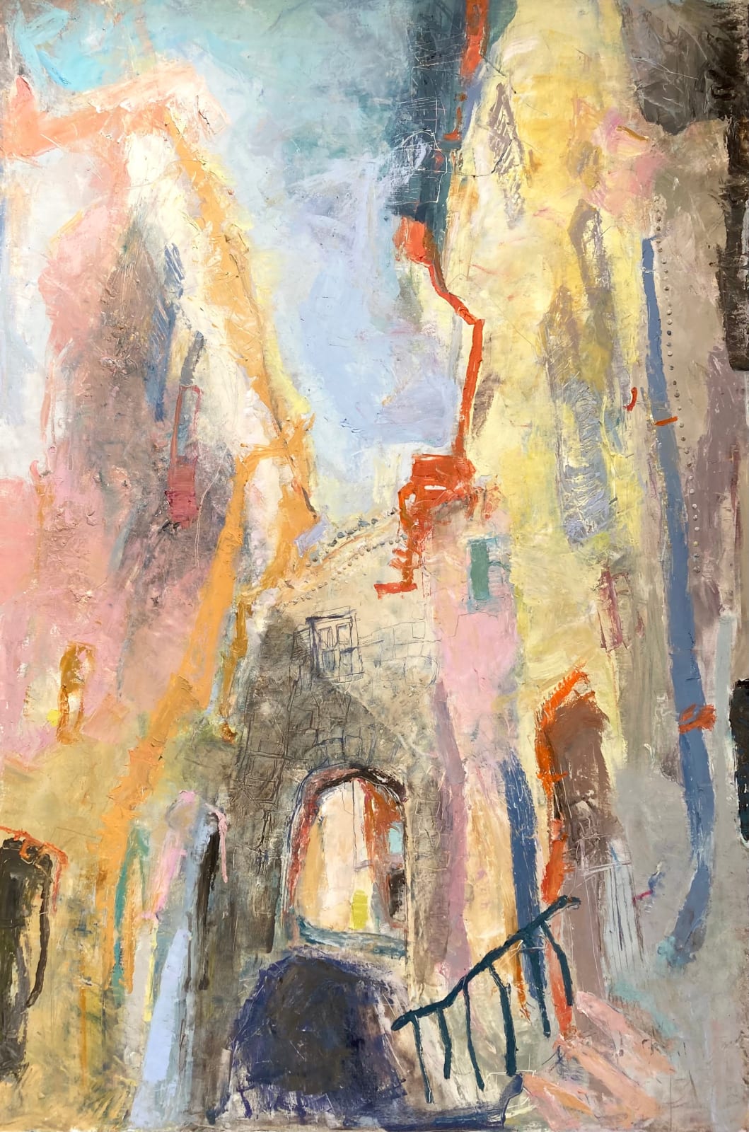 Julia Maleeva, Indigo Fettuccine under the Arch