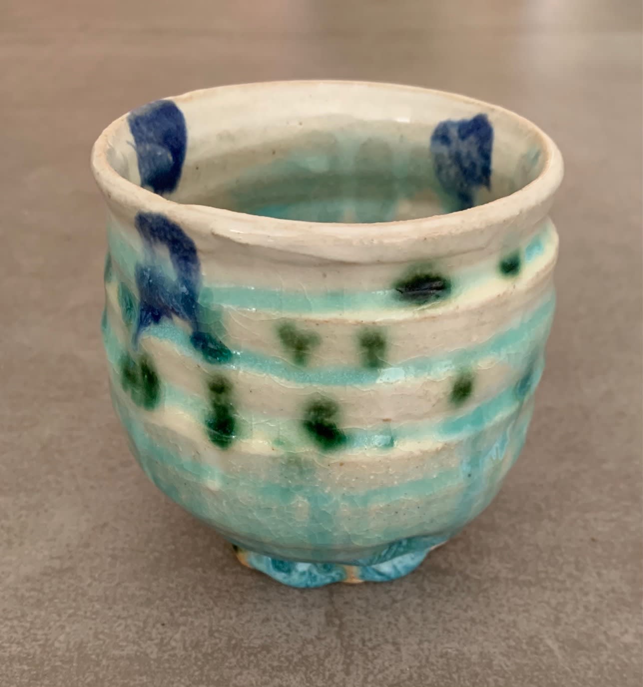 Sandy Brown, Small Green Teacup