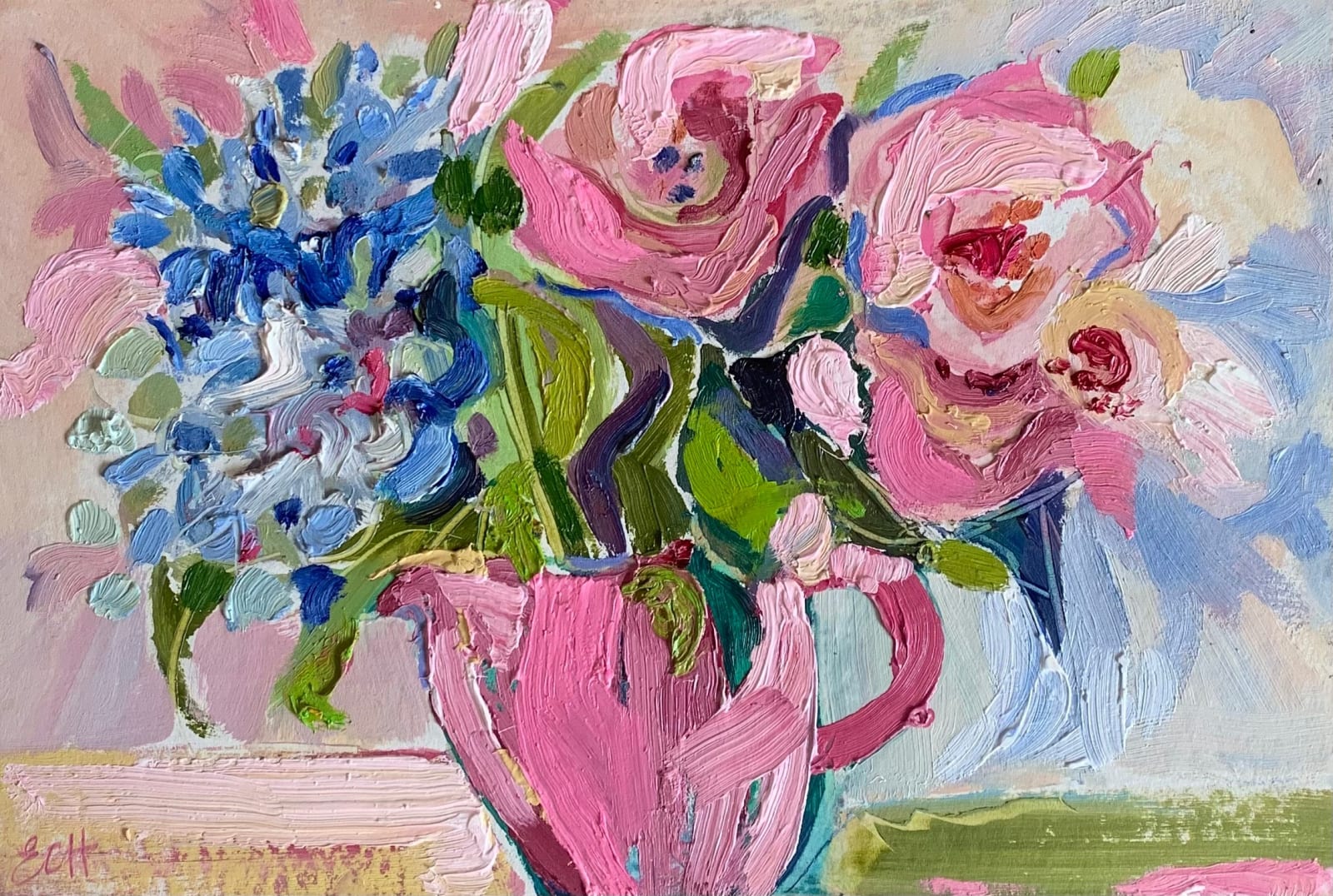 Emma Haggas, Cornish Hydrangeas and Roses
