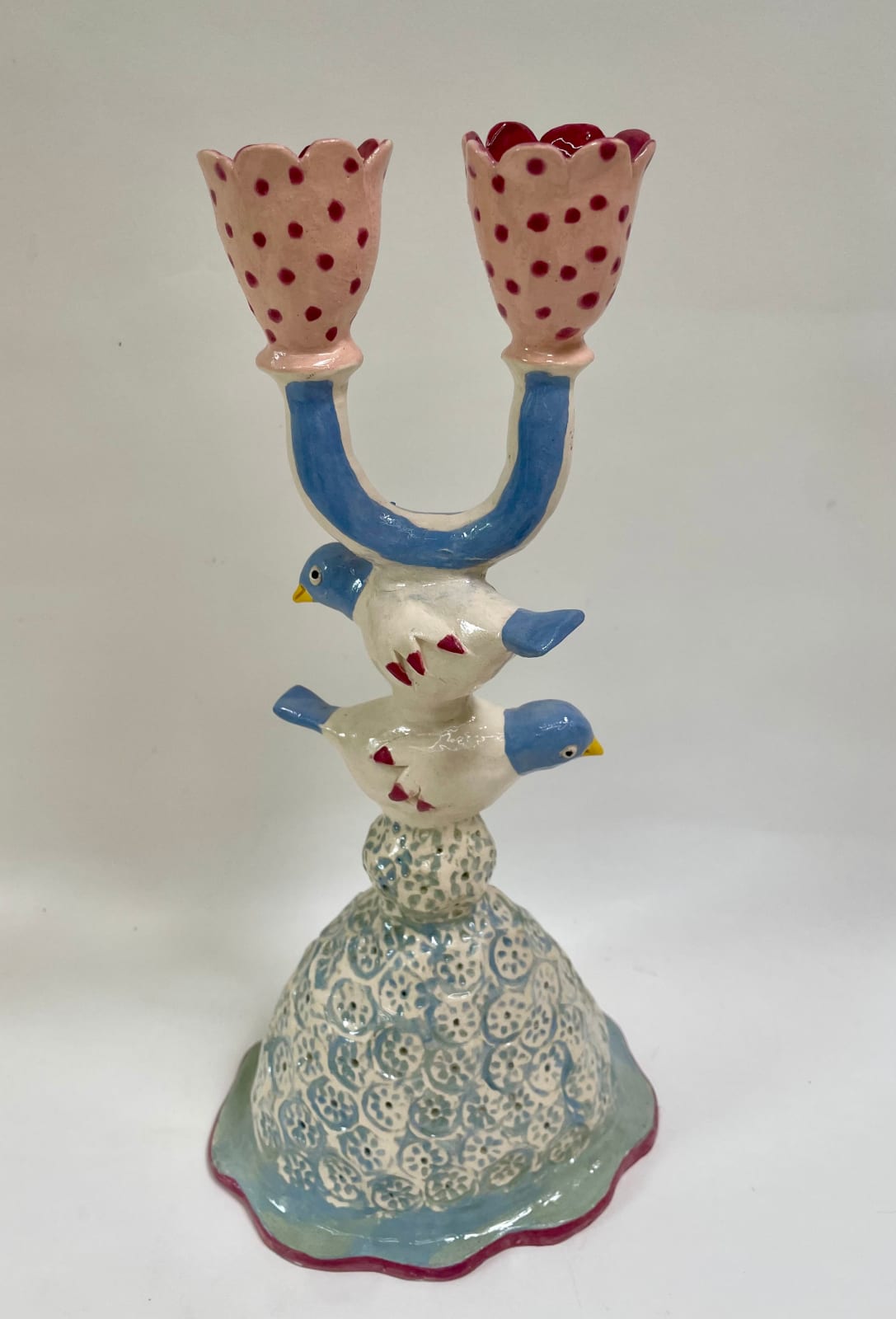 Laurance Simon, Blue Bird Two Cup Canelabra