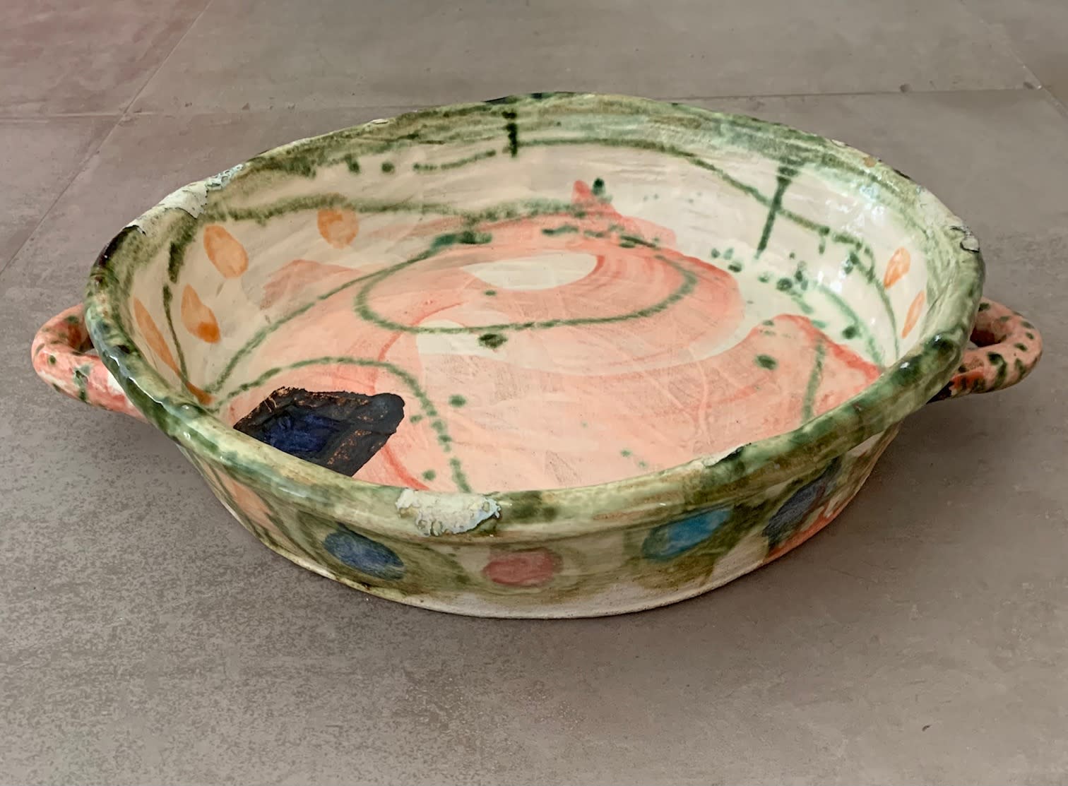 Sandy Brown, Takkeravva - Large Salad Bowl/Cheese Platter